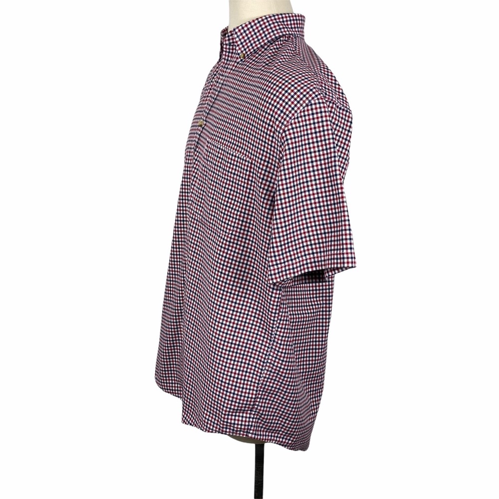 Eddie Bauer Red & Blue Short Sleeve Large-Tall - Picture 4 of 9